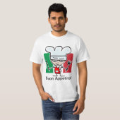 T-Shirt cadeau voor italiaanse koks (Voorkant volledig)