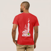 T-shirt Cagou-stijl/Tribale connectie (Achterkant volledig)