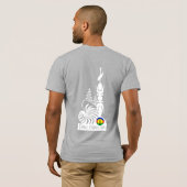 T-shirt Cagou stijl/Tribale connectie (Achterkant volledig)