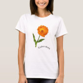 T-shirt - calendula (Voorkant)