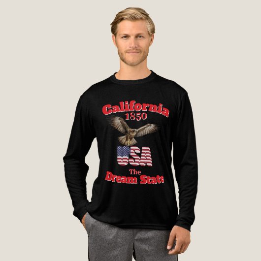 T-shirt Californië 1850 (Voorkant)