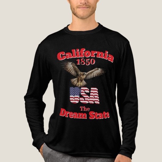 T-shirt Californië 1850 (Voorkant volledig)