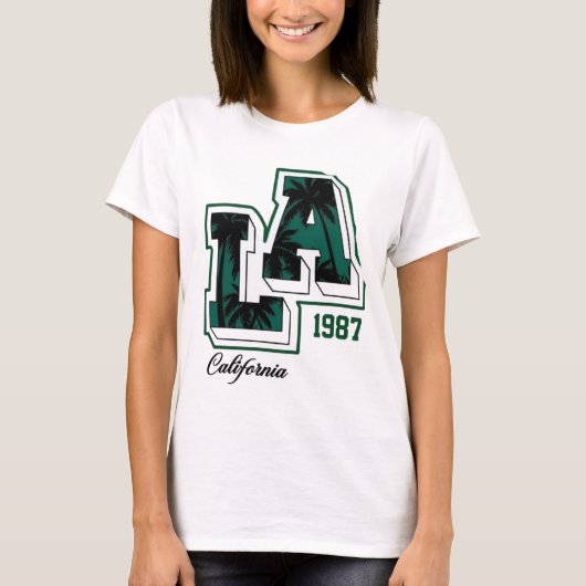 T-shirt Californië 1987 (Voorkant)