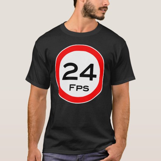 T SHIRT cameraploeg "24 Fps" voorzijde (Voorkant)