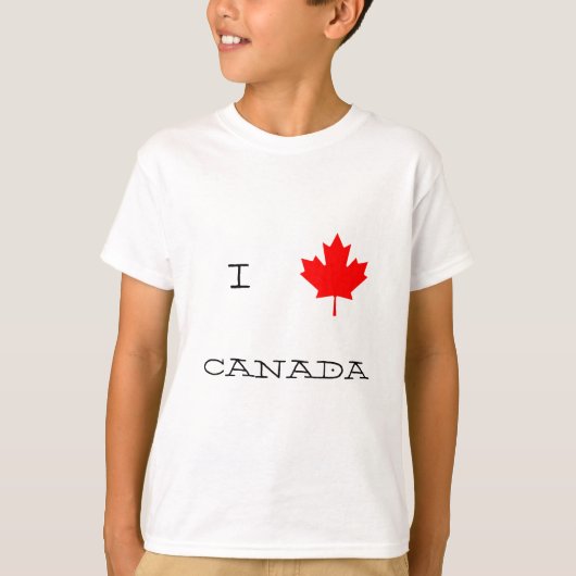 T-SHIRT CANADA (Voorkant)