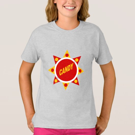 T-shirt CANDY (Voorkant)