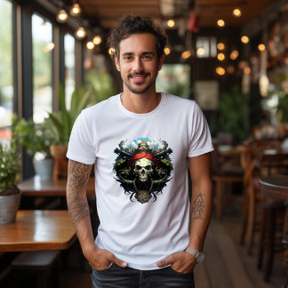 T-shirt Câne, Pirate, eng