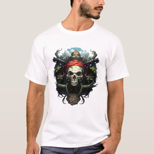T-shirt Câne, Pirate, eng (Voorkant)