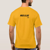 T-Shirt Casa Korb Miso is Life + Logo (Achterkant)