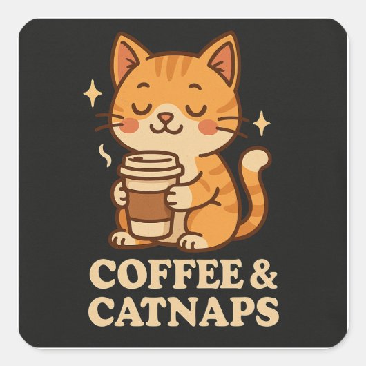 T-shirt cat sticker (Voorkant)