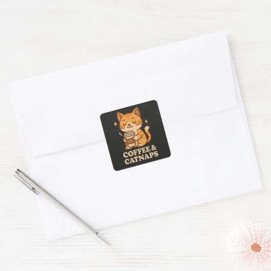 T-shirt cat sticker (Envelop)