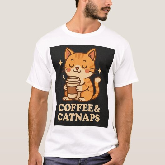 T-shirt cat sticker (Voorkant)