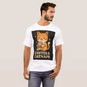 T-shirt cat sticker (Voorkant volledig)