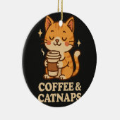 T-shirt cat sticker keramisch ornament (Rechts)