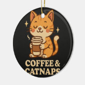T-shirt cat sticker keramisch ornament (Links)