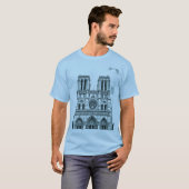 T-Shirt - Cathédrale Notre-Dame de Paris (Voorkant volledig)