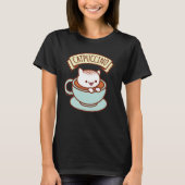 T-Shirt, "CATPUCCINO", voor dames T-shirt (Voorkant)