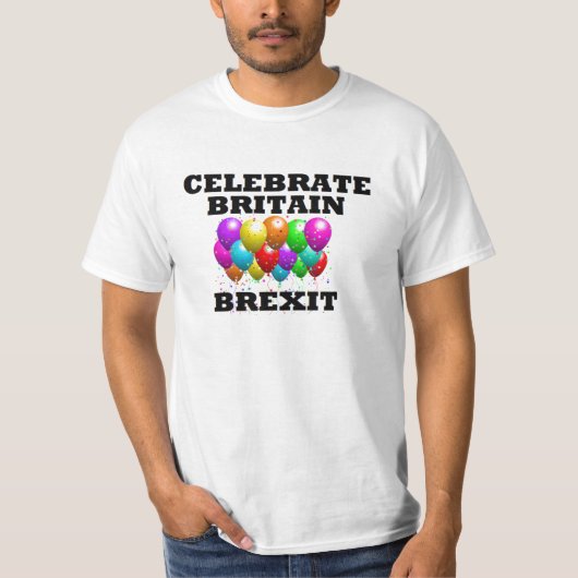 T-Shirt Celebrate Britain Brexit (Voorkant)