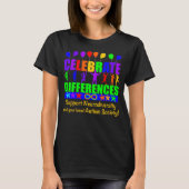 T-shirt "Celebrate Differences" (Voorkant)