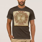 T-shirt Celtic Circle Boom Mannen Lover (Voorkant)