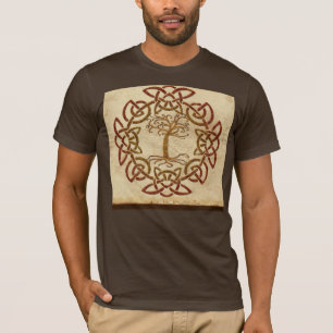 T-shirt Celtic Circle Boom Mannen Lover