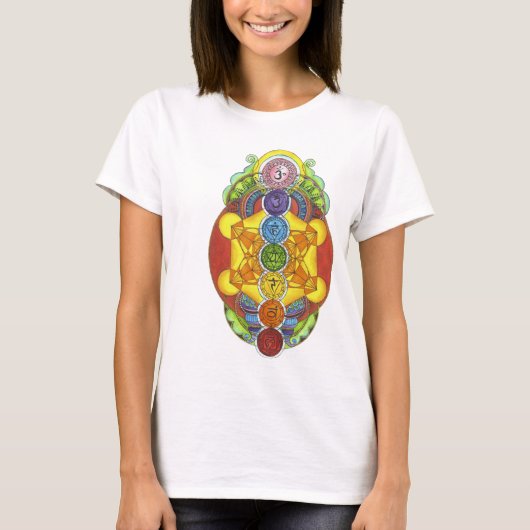 T-shirt Chakras (Voorkant)