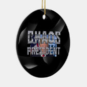 T-SHIRT Chaos President Keramisch Ornament (Rechts)