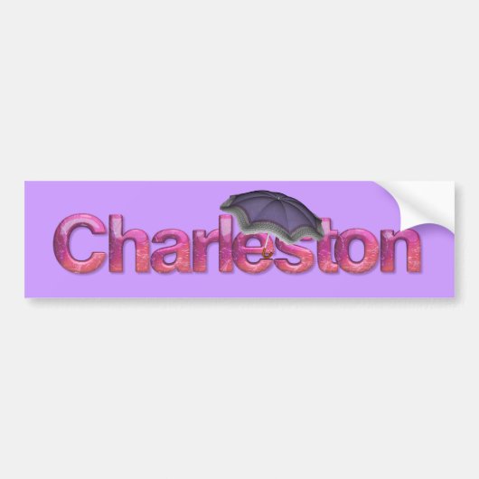 T-SHIRT Charleston Bumpersticker (Voorkant)