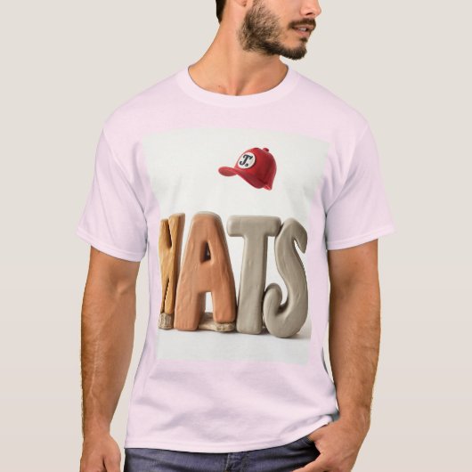 T-Shirt- :Charming Clay World cool T-Shirt ontwerp (Voorkant)