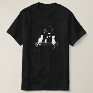 T Shirt Chat Note Music Partition humour