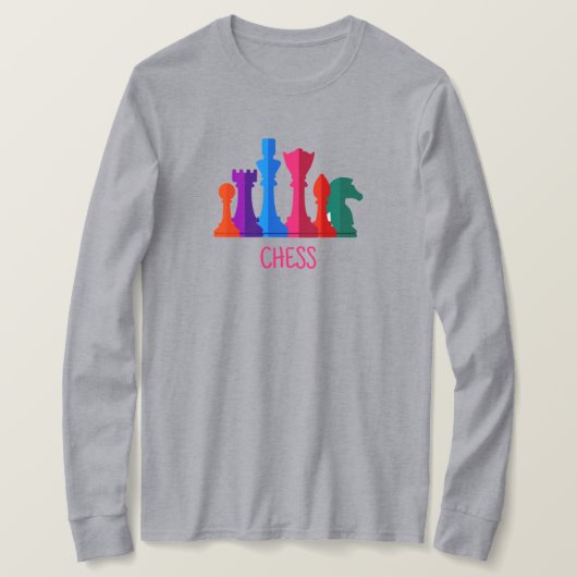 T-Shirt Chess, voor vrouwen (Design voorkant)