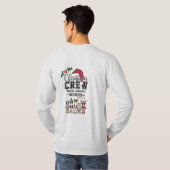 T-shirt Christmas Crew Mannen (Achterkant volledig)