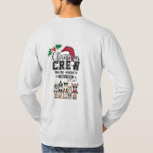 T-shirt Christmas Crew Mannen (Achterkant)