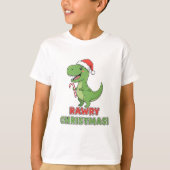 T-Shirt Christmas Dino (Voorkant)