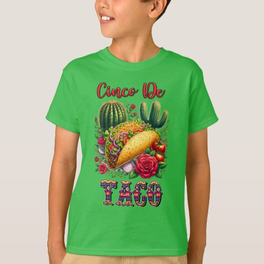T-Shirt- Cinco De Mayo T-shirt (Voorkant)