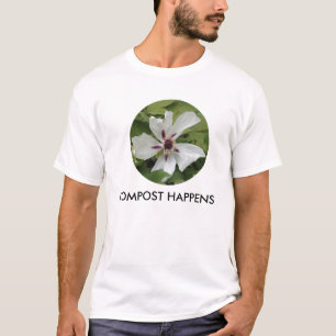 T-shirt, CIRCLE # 2, Dogwood, COMPOST HAPPENS T-shirt