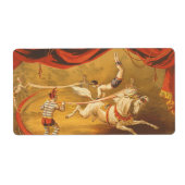 T-SHIRT Circus Act Etiket (Voorkant)