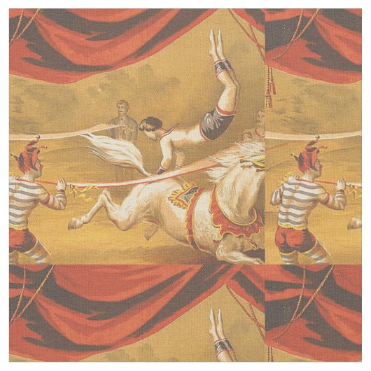 T-SHIRT Circus Act Stof (Close Up)