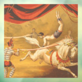T-SHIRT Circus Act Window Cling Raamsticker (Vel 3)