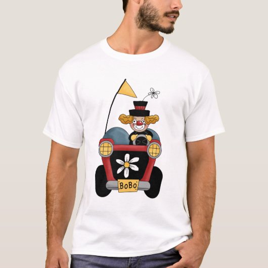 T-shirt Circus Clown Auto (Voorkant)