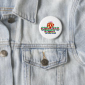 T-SHIRT Circus Girl Ronde Button 5,7 Cm (In situ)