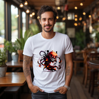 T-shirt Citrouille Ejantail van Halloween in brand