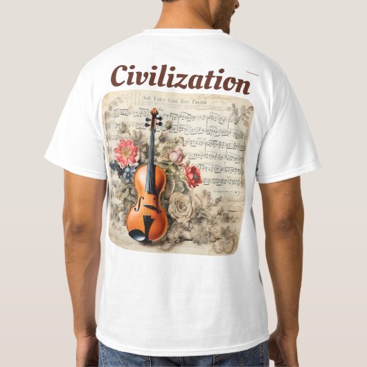 T-shirt — Civilization (Achterkant)