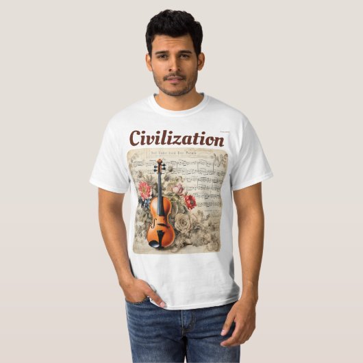 T-shirt — Civilization (Voorkant volledig)