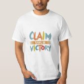 T-Shirt claimen uw overwinning (Voorkant)