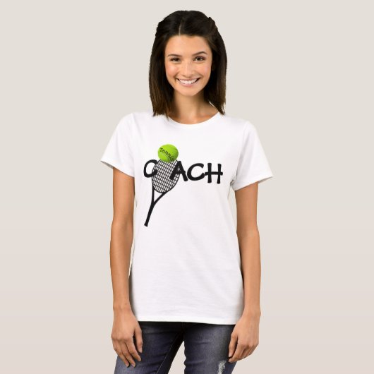 T shirt Coach Tennis Ball Game (Voorkant volledig)