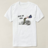 T-shirt : Cobra & Vlinder Omhelzing (Design voorkant)