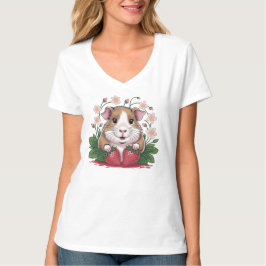 T-shirt Cochon d'India Espiègle in de Jardin de Fr