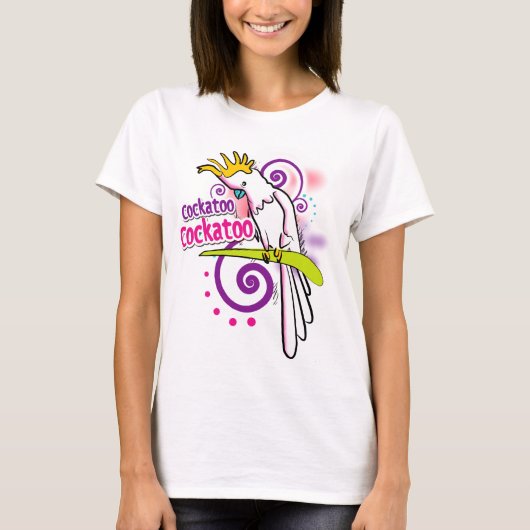T-shirt-cockatoo T-shirt (Voorkant)