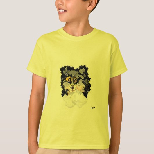 T-Shirt: Collie T-shirt (Voorkant)
